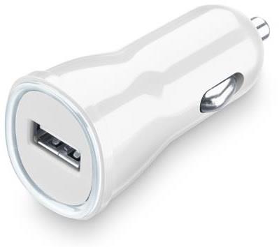 AREA Caricabatterie da auto 10 W USB Cellular Line bianco